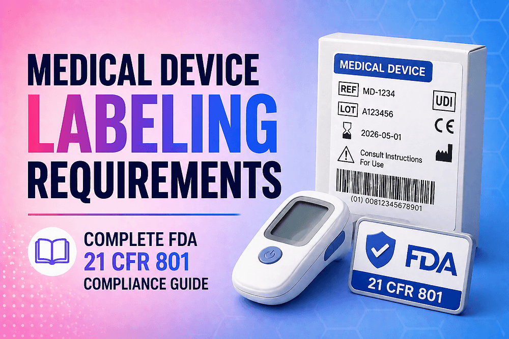Medical Device Labeling Requirements: Complete FDA 21 CFR 801 Compliance Guide