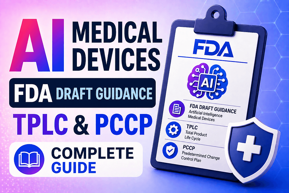 AI Medical Devices: FDA Draft Guidance, TPLC & PCCP Complete Guide