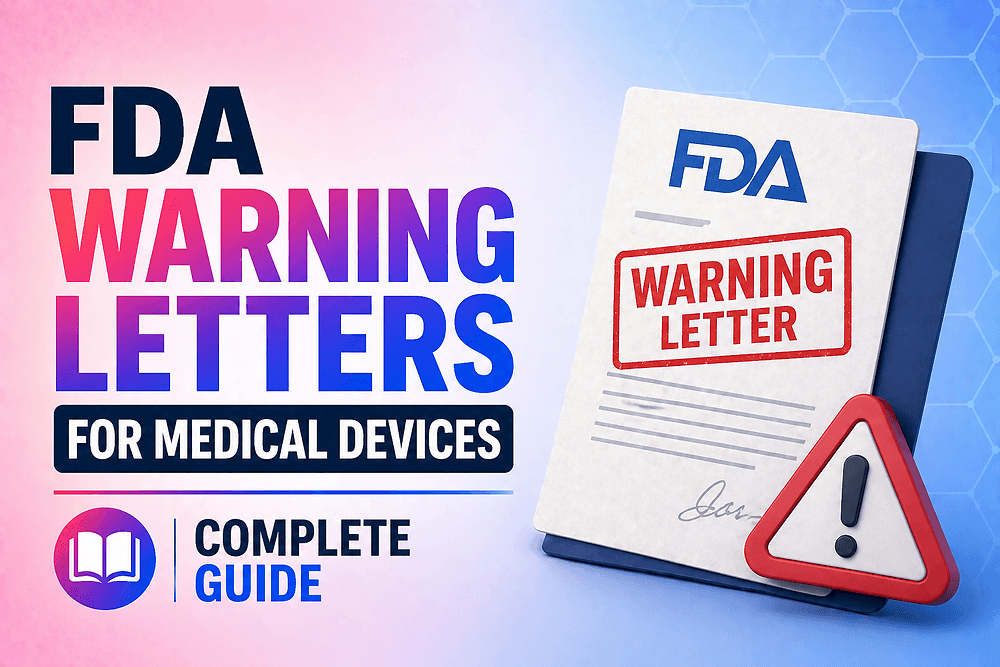 FDA Warning Letters for Medical Devices: Complete Guide