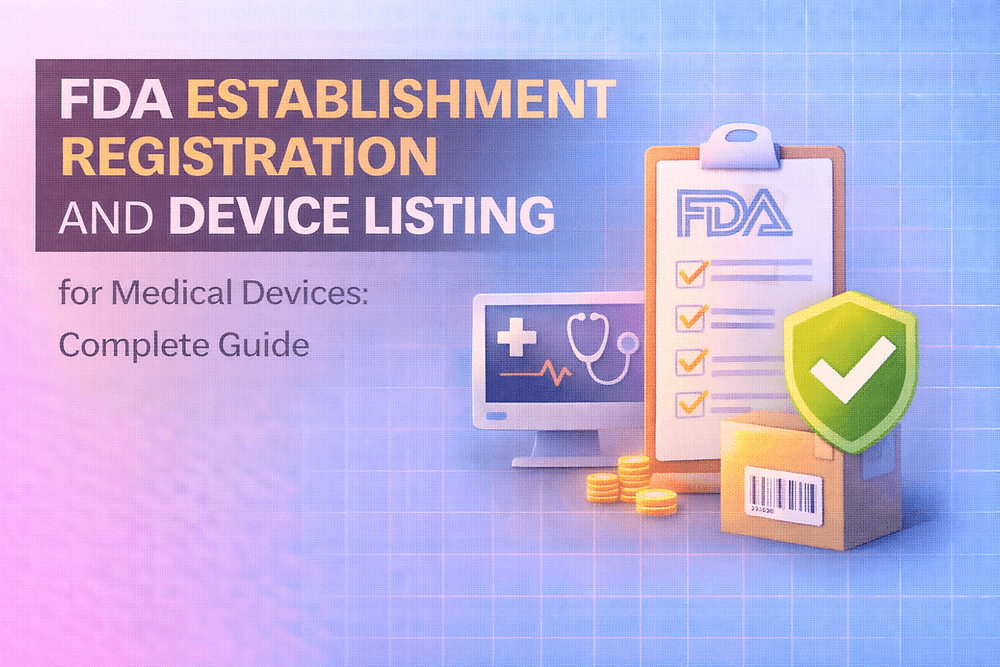 How to Register Your Medical Device Company with FDA: FURLS Setup, Fees, FDA registration and Device Listing