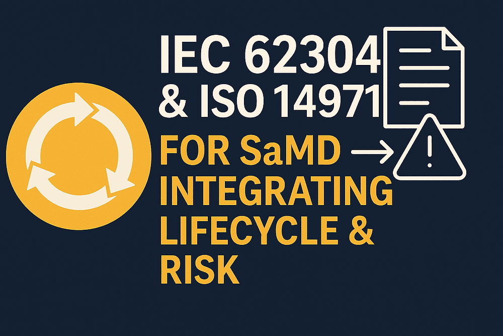 IEC 62304 + ISO 14971 for SaMD: How to Integrate Lifecycle & Risk