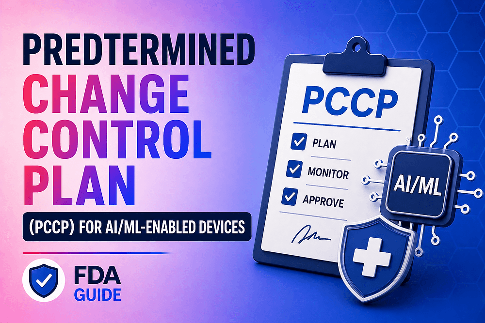 Predetermined Change Control Plan (PCCP) for AI/ML-Enabled Devices: FDA Guide