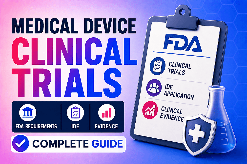 Medical Device Clinical Trials: Complete FDA Requirements, IDE & Evidence Guide