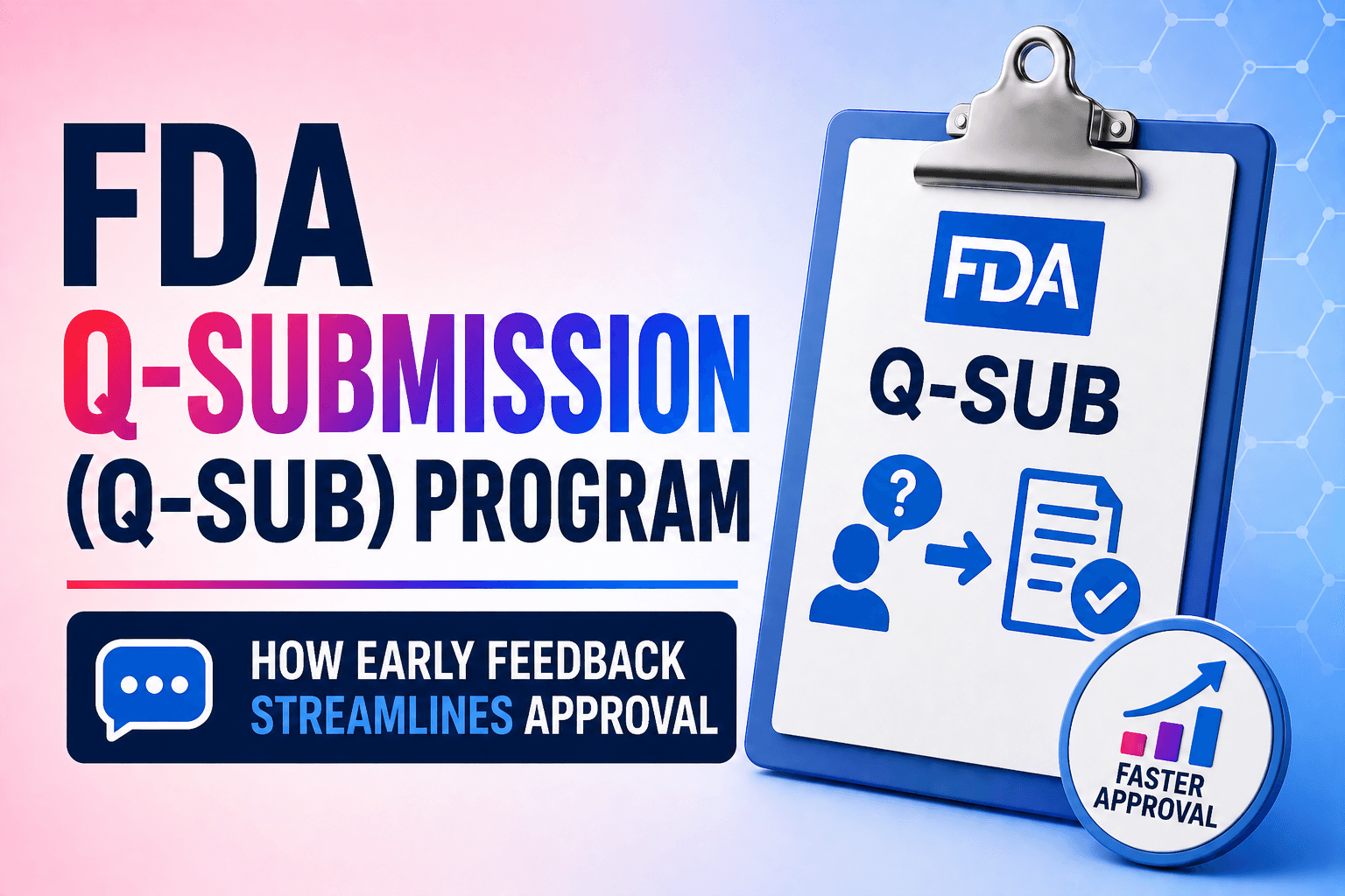 FDA Q-Submission (Q-Sub) Program: How Early Feedback Streamlines Approval
